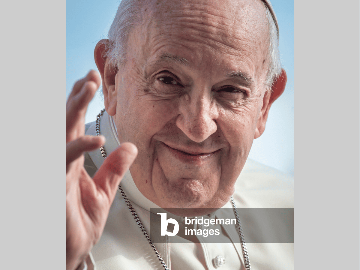 Photograph of Pope Francis at the Vartican