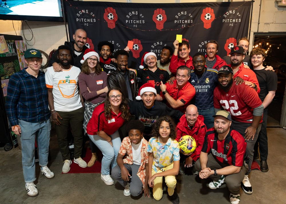 SOPFC Staff Team at Holiday Party