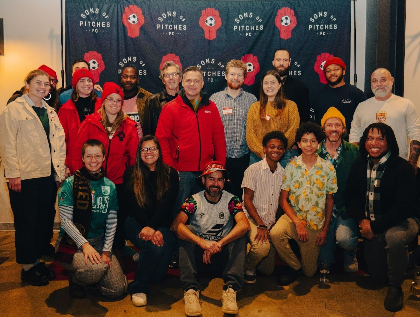 SOPFC Staff Team at Holiday Party