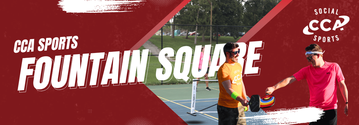 Play in an adult recreational sports league in fountain square with CCA Sports. Choose from pickleball, cornhole and indoor volleyball leagues. 