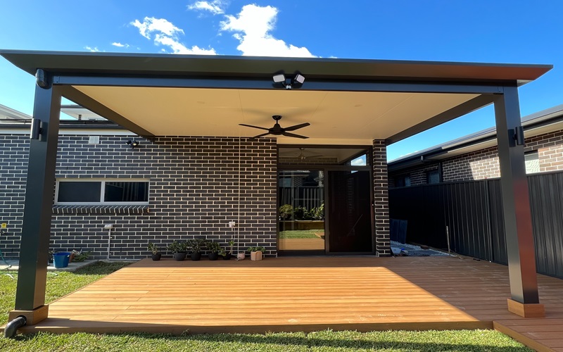 INSULATED PATIO AND COMPOSITE DECKING - NOT OVERHANGING