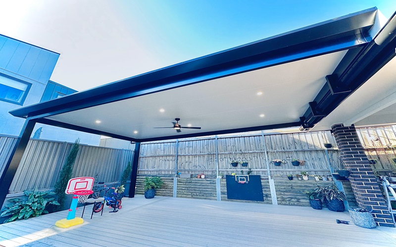 INSULATED PATIO AND COMPOSITE DECKING - NOT OVERHANGING