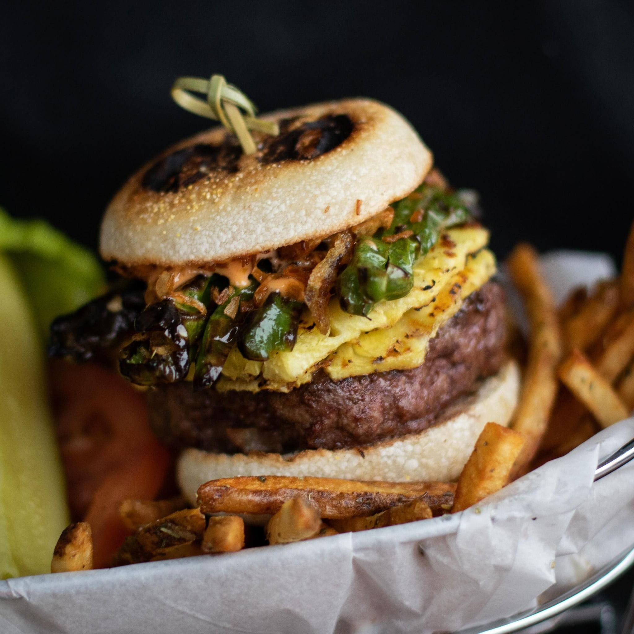 gourmet hamburger
