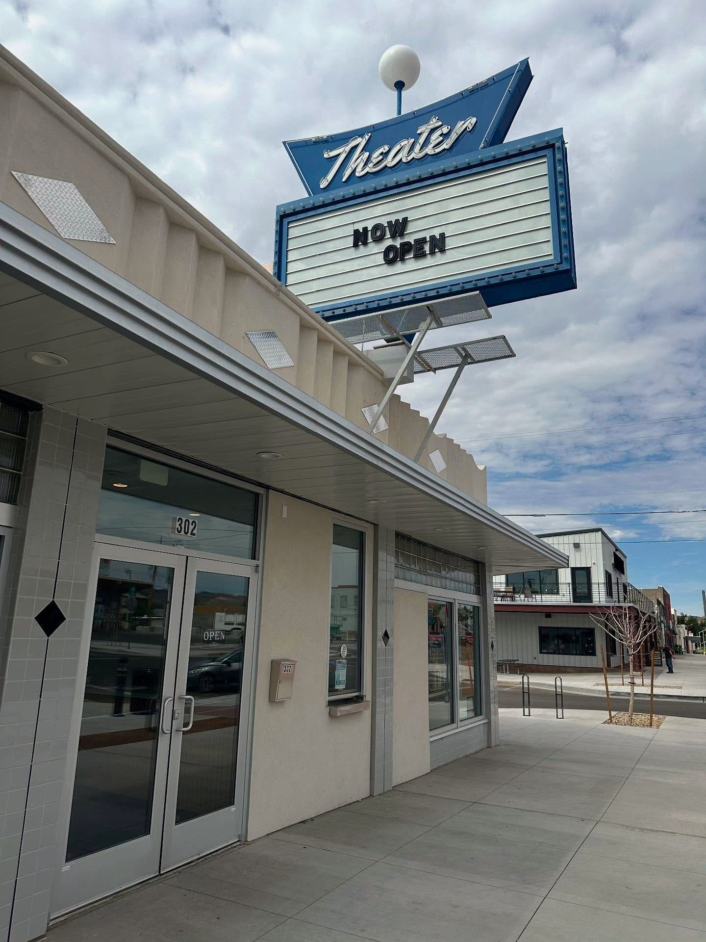Beale Street Theater marquee sign read "now open"