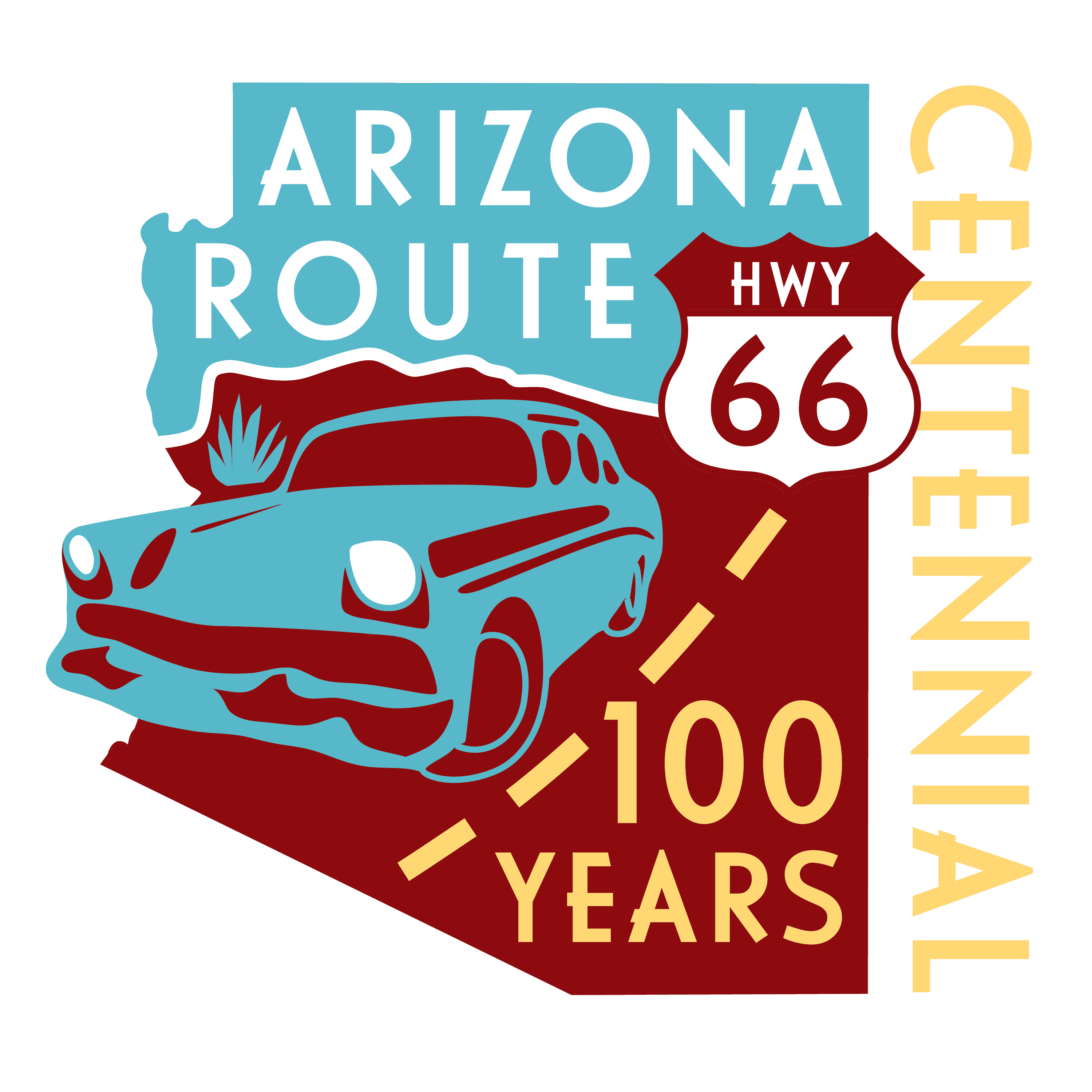 Arizona Route 66 Centennial Logo